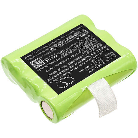 Battery For Midland, T71, T75, T77 3.6v, 1500mah - 5.40wh Two-Way Radio Cameron Sino Technology Limited   