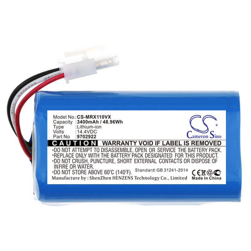 Battery For Miele, Rx1-sjql0, Scout Rx1 14.4v, 3400mah - 48.96wh Vacuum Cameron Sino Technology Limited   