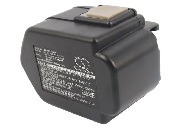 Battery For Milwaukee 0501-20, 0501-21, 0501-23 12v, 2100mah - 25.20wh Power Tools Cameron Sino Technology Limited (Power Tools)   