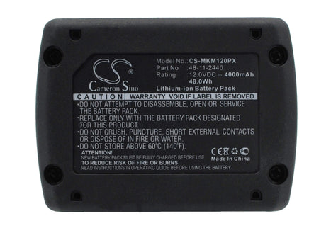 Battery For Milwaukee M12, M12 Redlithium Xc 4.0, 12v, 4000mah - 48.00wh Power Tools Cameron Sino Technology Limited (Power Tools)   