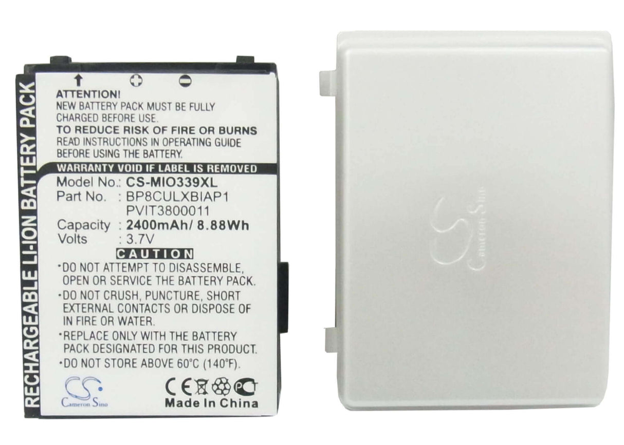 Battery For Mitac Mio 339, Mio 339bt 3.7v, 2400mah - 8.88wh PDA, Pocket PC Cameron Sino Technology Limited   