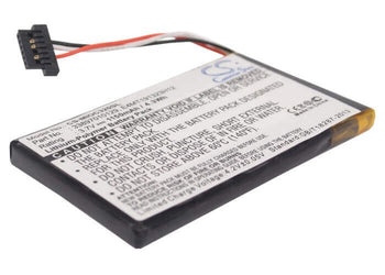 3.7V, Li-Polymer, 1150mAh, GPS battery fits Mitac, 33897010129, Mio C320, Mio C320b, 4.26Wh