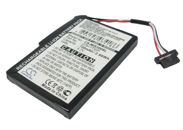 Battery For Mitac Mio Spirit 300, Spirit 300 Traffic, Spirit 500 Hf Traffic Europe 3.7v, 720mah - 2.66wh GPS, Navigator Cameron Sino Technology Limited   