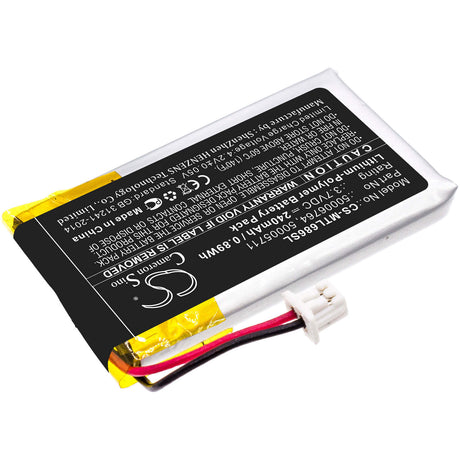 Battery For Mitel, 6863i, 6865, 6865i 3.7v, 240mah - 0.89wh Wireless Headset Cameron Sino Technology Limited   