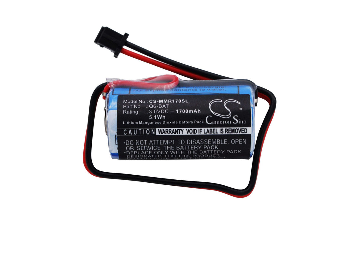 Battery For Mitsubishi Q02cpu, Q02hcpu, Q06hcpu 3.0v, 1700mah - 5.10wh PLC Cameron Sino Technology Limited   