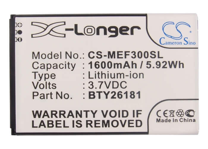 Battery For Mobistel Cynus F3, Mt-7511w, Mt-7511 3.7v, 1600mah - 5.92wh Batteries for Electronics Cameron Sino Technology Limited   