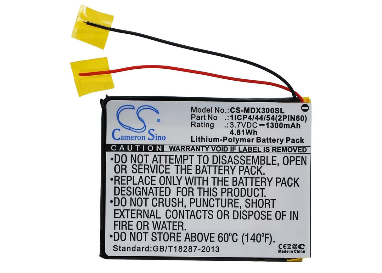 Battery For Modecom Mx3 3.7v, 1300mah - 4.81wh GPS, Navigator Cameron Sino Technology Limited   