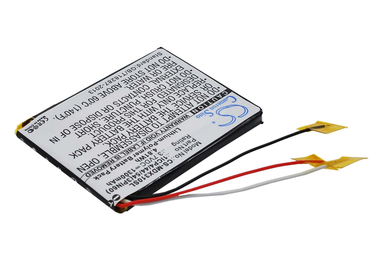 Battery For Modecom Mx3 Hd 3.7v, 1300mah - 4.81wh GPS, Navigator Cameron Sino Technology Limited   