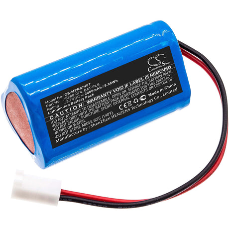 Battery For Monarch, Pocket, Led, Stroboscope 3.7v, 2400mah - 8.88wh Flashlight Cameron Sino Technology Limited   