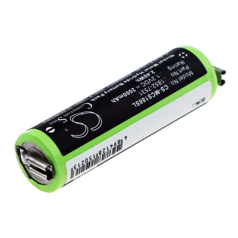 Battery For Moser, Easy Style 1881, Wella, Contura Hs40 1.2v, 2000mah - 2.40wh Shaver Cameron Sino Technology Limited   