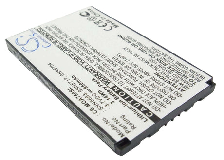 Battery For Motorola A760, V300, V400 3.7v, 850mah - 3.15wh Mobile, SmartPhone Cameron Sino Technology Limited   