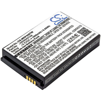 3.7V, Li-ion, 1800mAh, Two-Way Radio battery fits Motorola, Bt110, Clp1010, Clp1040, 6.66Wh