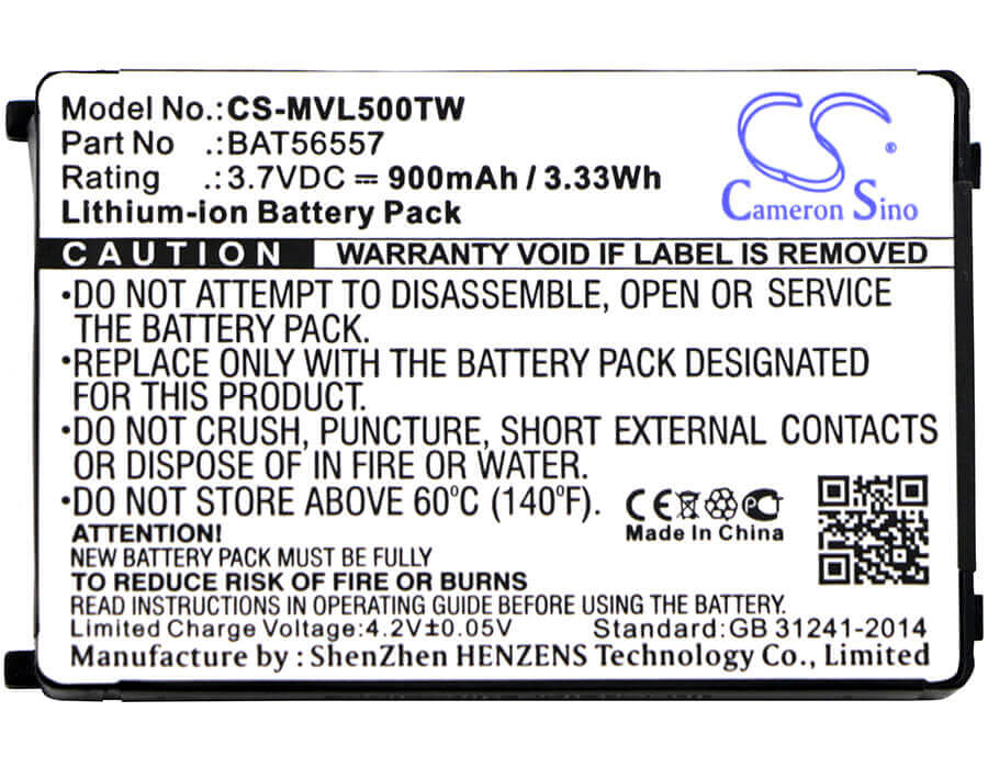 Battery For Motorola Cls1110, Cls1114, Vl50 3.7v, 900mah - 3.33wh Two-Way Radio Cameron Sino Technology Limited   