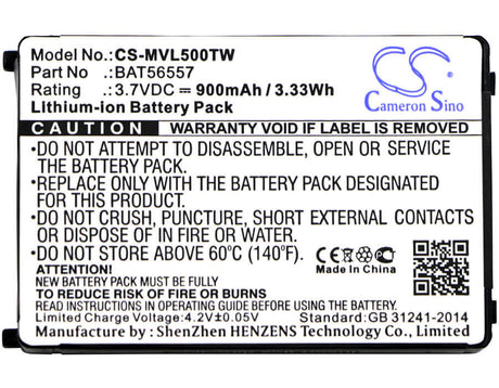 Battery For Motorola Cls1110, Cls1114, Vl50 3.7v, 900mah - 3.33wh Batteries for Electronics Cameron Sino Technology Limited   