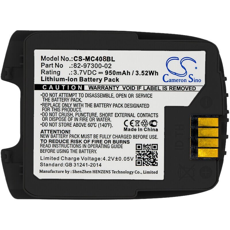 Battery For Motorola, Cs4070, Cs4070-sr 3.7v, 950mah - 3.52wh Barcode Scanner Cameron Sino Technology Limited   