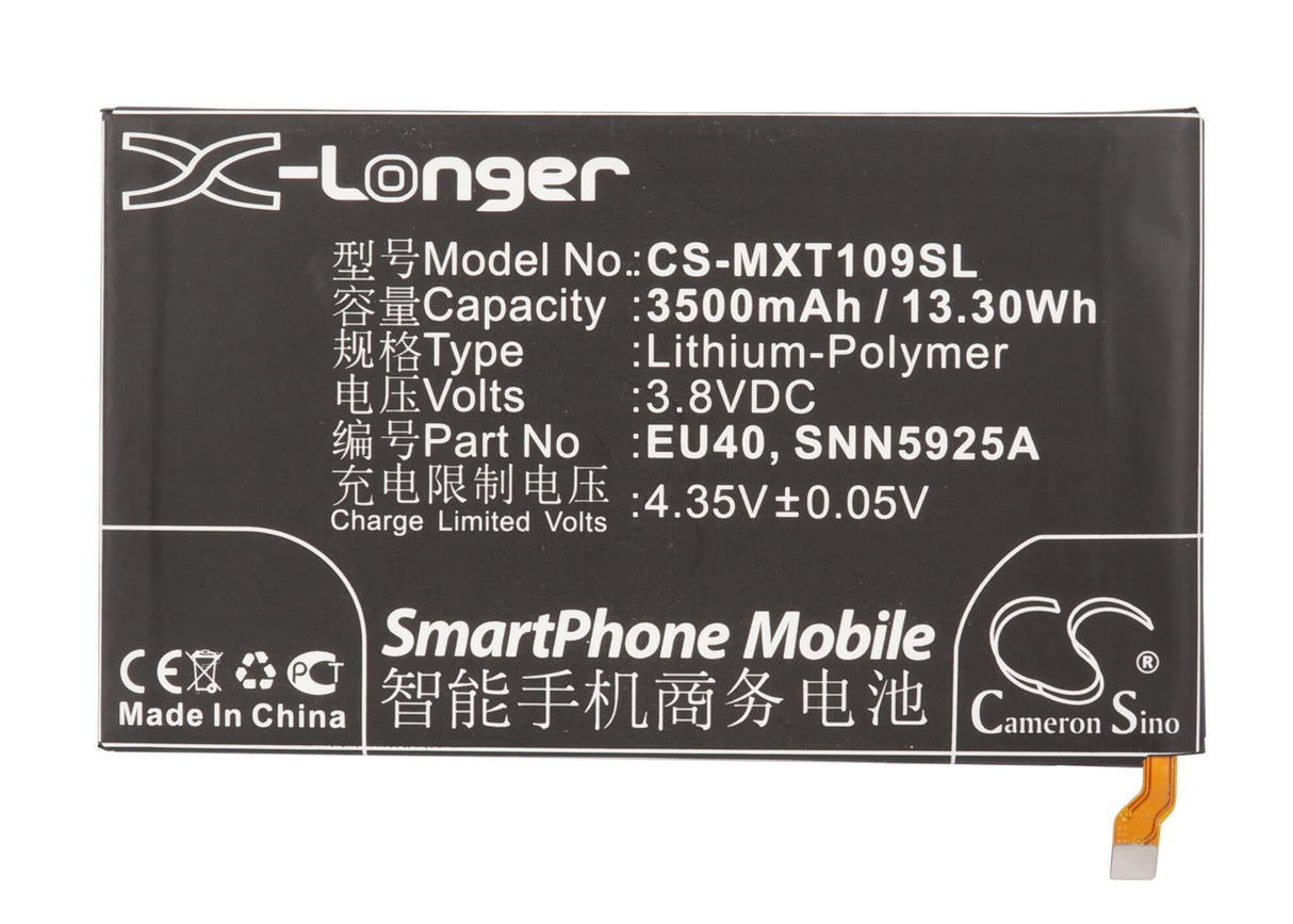 Battery For Motorola Droid Ultra Xt1080, Droid Maxx, Xt1080m 3.8v, 3500mah - 13.30wh Mobile, SmartPhone Cameron Sino Technology Limited   