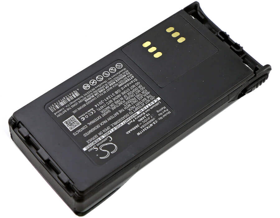 Battery For Motorola Gp140, Gp240, Gp280 7.4v, 2600mah - 19.24wh Two-Way Radio Cameron Sino Technology Limited   