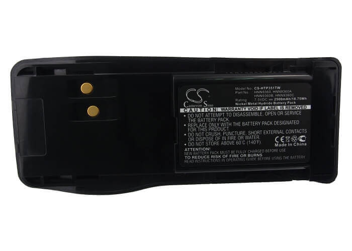 Battery For Motorola Gp350 7.5v, 2500mah - 18.75wh Two-Way Radio Cameron Sino Technology Limited   