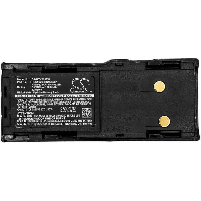 Battery For Motorola Gp88, Gp300, Gp600 7.2v, 1800mah - 12.96wh Two-Way Radio Cameron Sino Technology Limited   