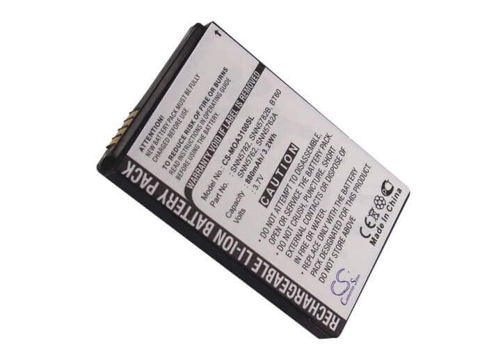 Battery For Motorola K1m, A3100, Evoke Qa4 3.7v, 880mah - 3.26wh Mobile, SmartPhone Cameron Sino Technology Limited   