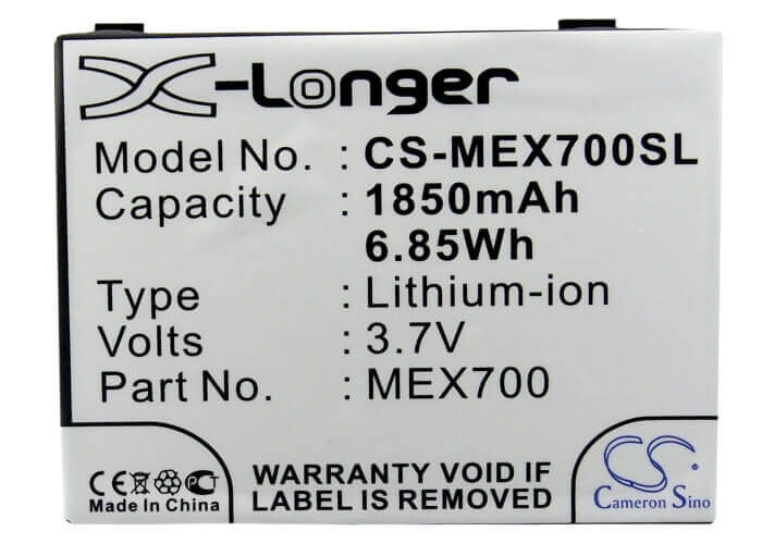 Battery For Motorola Lex 700 3.7v, 1850mah - 6.85wh Mobile, SmartPhone Cameron Sino Technology Limited (Suspended)   