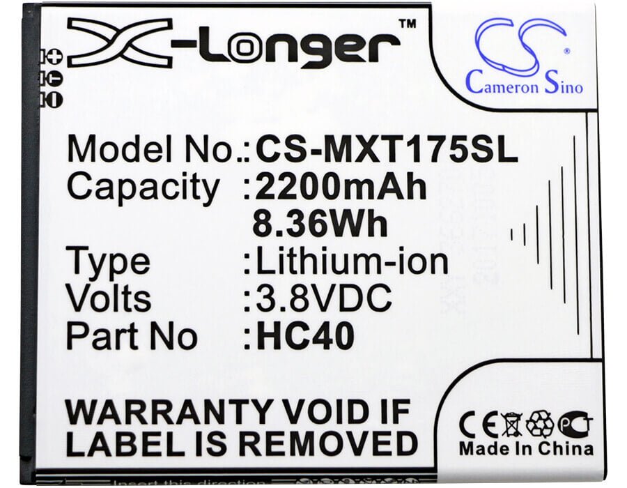 Battery For Motorola, M2998, M2c63, Moto C, Moto C Dual Sim 3.8v, 2200mah - 8.36wh Mobile, SmartPhone Cameron Sino Technology Limited   