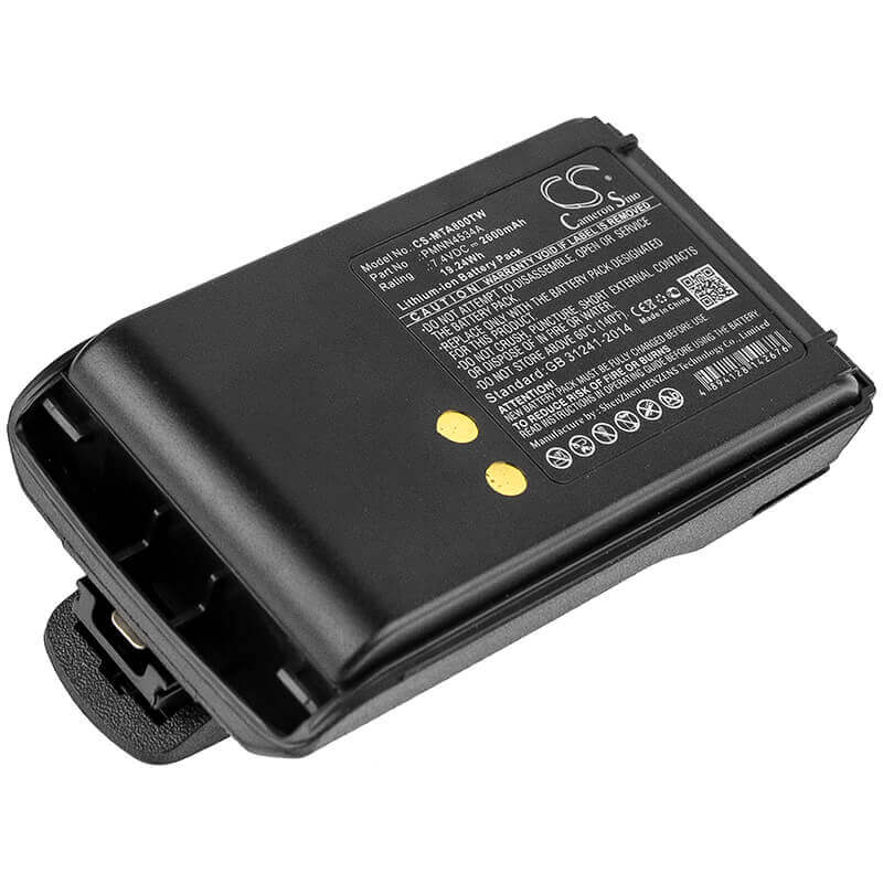 Battery For Motorola, Mag One A8, Mag One A8d 7.4v, 2600mah - 19.24wh Two-Way Radio Cameron Sino Technology Limited   