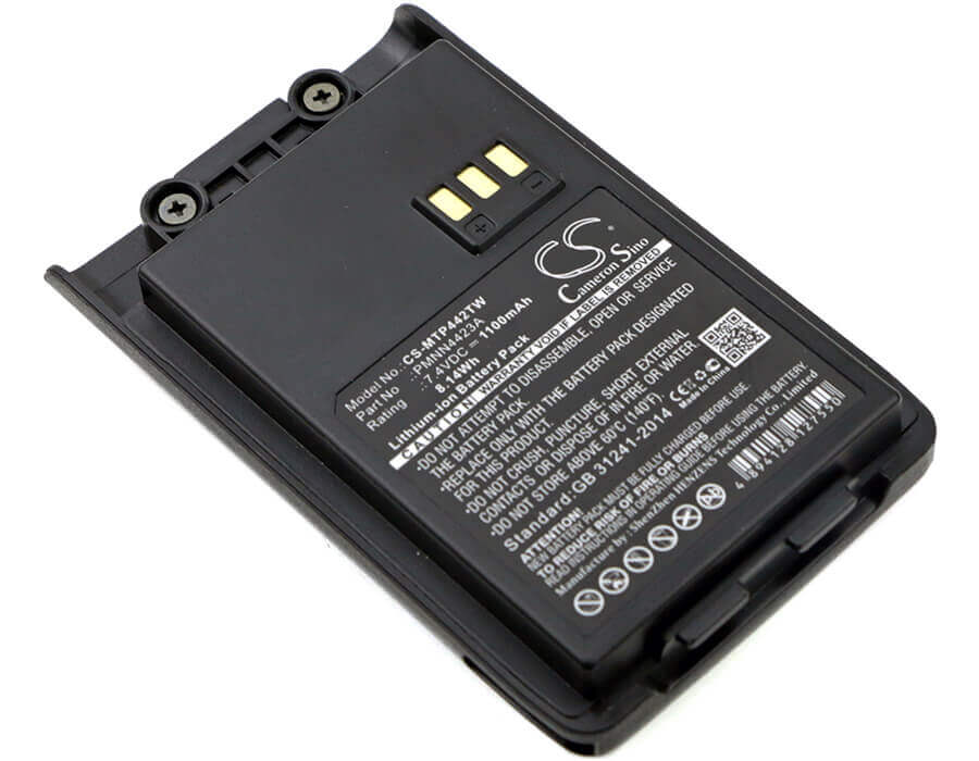 Battery For Motorola Mag One Q5, Mag One Q9, Mag One Q11 7.4v, 1100mah - 8.14wh Two-Way Radio Cameron Sino Technology Limited   