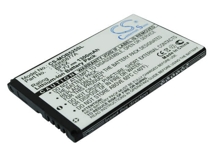 Battery For Motorola Mb525, Mb520, Defy 3.7v, 1300mah - 4.81wh Mobile, SmartPhone Cameron Sino Technology Limited   