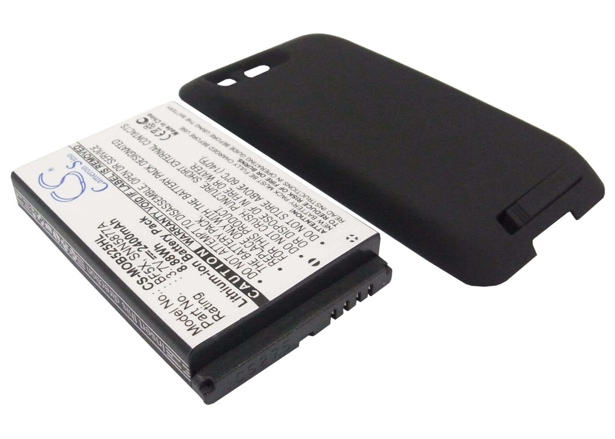 Battery For Motorola Mb525, Mb520, Defy 3.7v, 2400mah - 8.88wh Mobile, SmartPhone Cameron Sino Technology Limited   