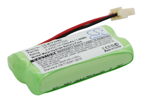 Battery For Motorola, Mbp20 2.4v, 700mah - 1.68wh BabyPhone Cameron Sino Technology Limited   