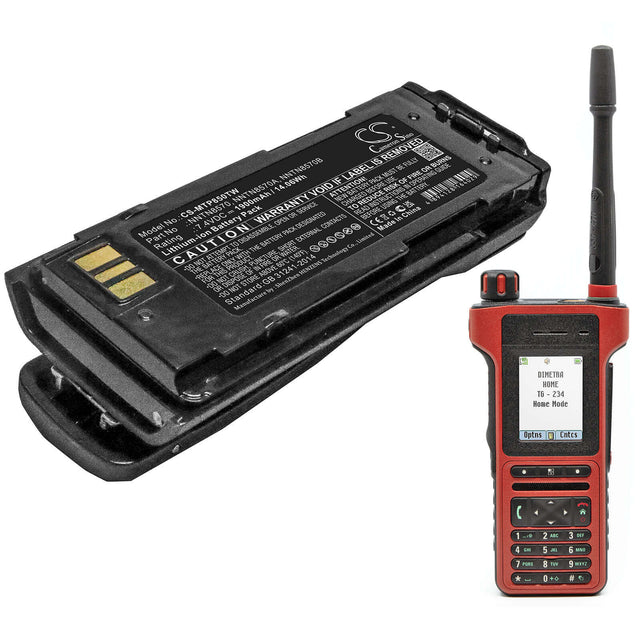 Impres Two-Way Radio Battery For Motorola, Mtp8500, Mtp8500ex, Mtp8550, Mtp8550ex 7.6v, 1250mah - 9.50wh Two-Way Radio Cameron Sino Technology Limited   