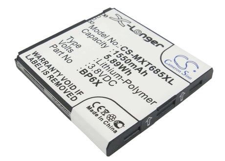 Battery For Motorola Pro, Pro+, Pro Plus 3.8v, 1550mah - 5.89wh Mobile, SmartPhone Cameron Sino Technology Limited   