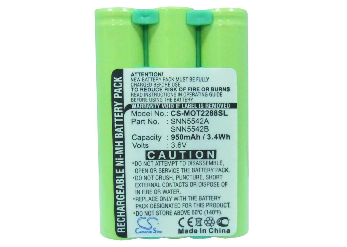 Battery For Motorola T2288, 2297, V2260 3.6v, 800mah - 2.88wh Mobile, SmartPhone Cameron Sino Technology Limited   