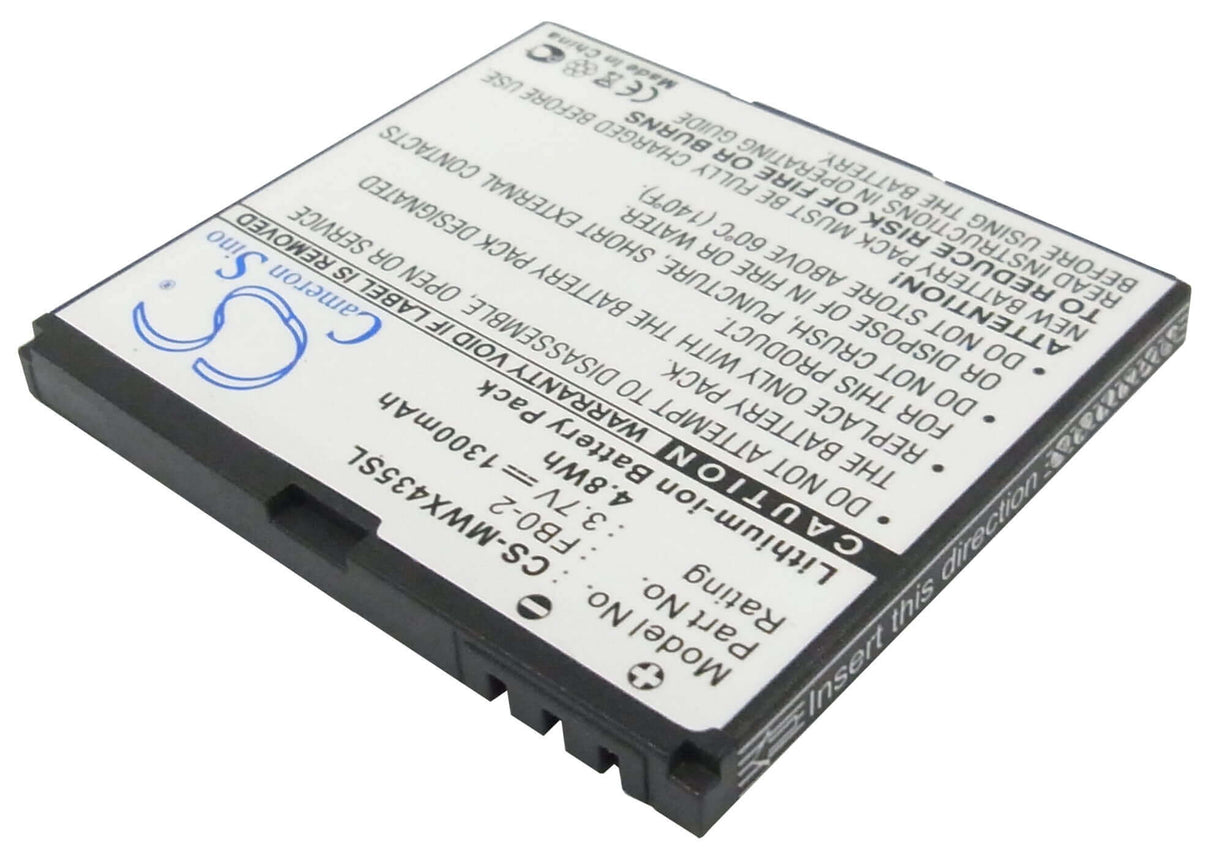 Battery For Motorola Triumph, Wx435 3.7v, 1300mah - 4.81wh Mobile, SmartPhone Cameron Sino Technology Limited   