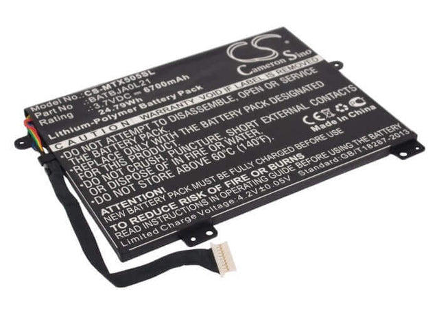 Battery For Motorola Xoom Family Edition, Mz505, Xoom 10.1 3.7v, 6700mah - 24.79wh Batteries for Electronics Cameron Sino Technology Limited   