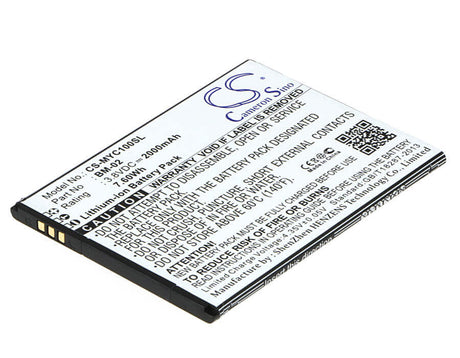 Battery For Myphone Cube 3.8v, 2000mah - 7.60wh Mobile, SmartPhone Cameron Sino Technology Limited   