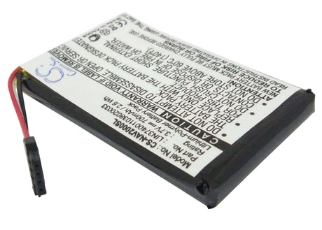 Battery For Navigon 20 Easy, 20 Plus, 3.7v, 700mah - 2.59wh GPS, Navigator Cameron Sino Technology Limited   