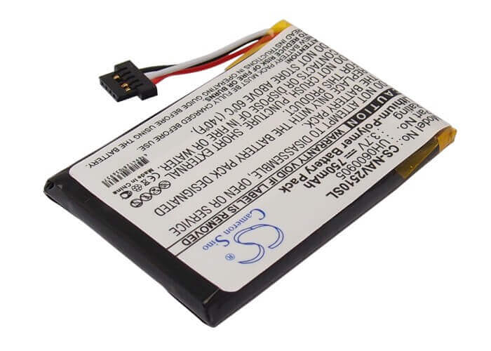 Battery For Navigon 2510, 2510 Explorer, 3.7v, 750mah - 2.78wh GPS, Navigator Cameron Sino Technology Limited   