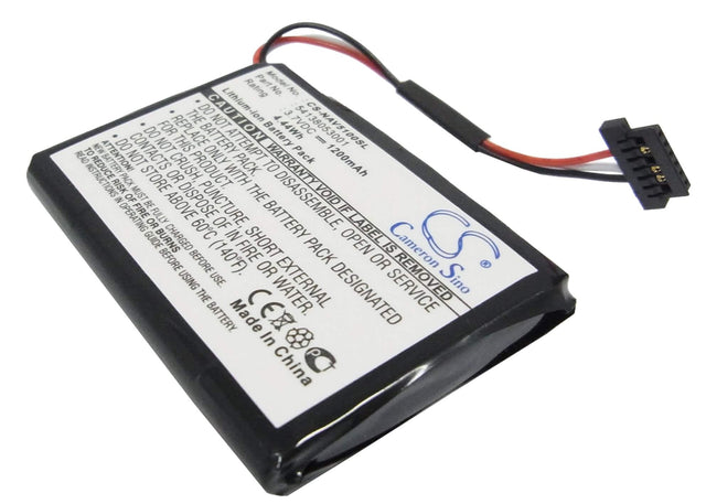 Battery For Navigon 5100, 5100 Max, 3.7v, 1200mah - 4.44wh GPS, Navigator Cameron Sino Technology Limited   