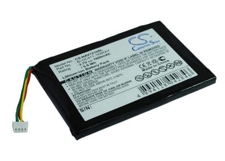 Battery For Navigon 7210, 7310, 3.7v, 1600mah - 5.92wh GPS, Navigator Cameron Sino Technology Limited   