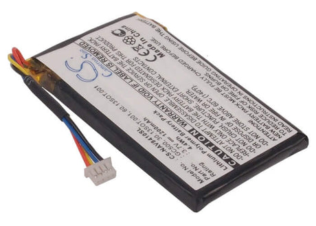 Battery For Navigon 8410 3.7v, 1200mah - 4.44wh GPS, Navigator Cameron Sino Technology Limited   