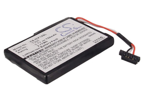 Battery For Navman F15, S45, 3.7v, 750mah - 2.78wh GPS, Navigator Cameron Sino Technology Limited   