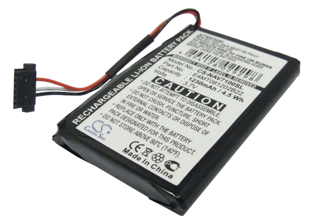 Battery For Navman N20 3.7v, 1230mah - 4.55wh GPS, Navigator Cameron Sino Technology Limited   