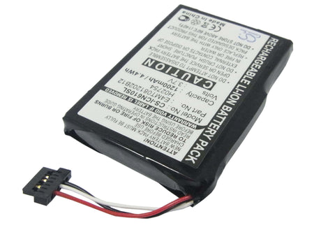 Battery For Navman N60i Navpix 3.7v, 1200mah - 4.44wh GPS, Navigator Cameron Sino Technology Limited   