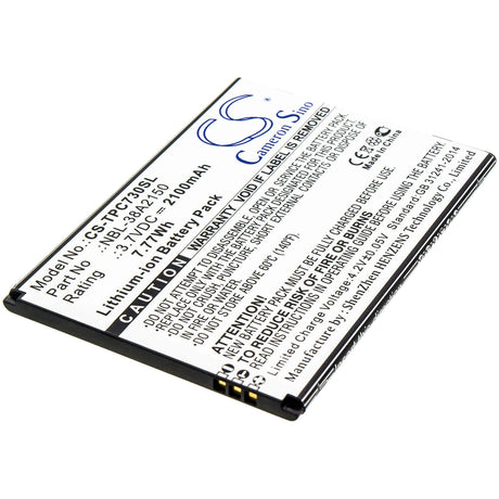 Battery For Neffos, C7 Lite, Tp7041a, Tp-link 3.8v, 2100mah - 7.98wh Mobile, SmartPhone Cameron Sino Technology Limited   