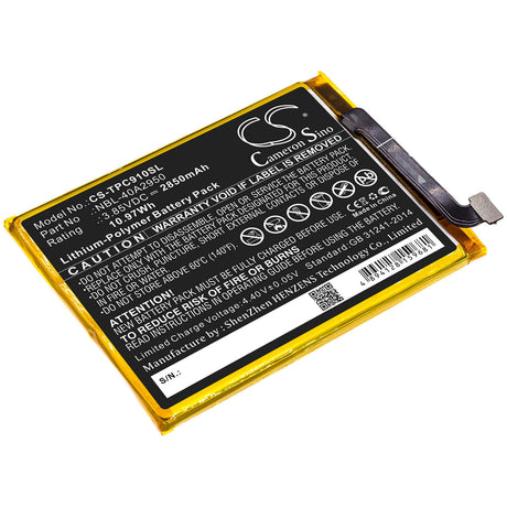 Battery For Neffos, C9 Max, Tp7062, Tp-link 3.85v, 2850mah - 10.97wh Mobile, SmartPhone Cameron Sino Technology Limited   