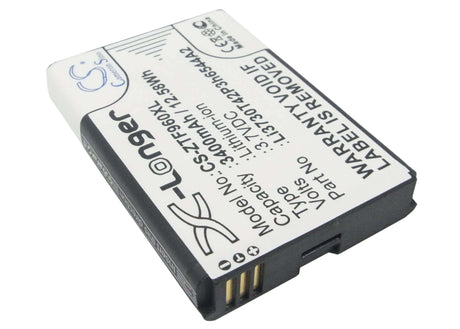 Battery For Net10 Srq-z289l, Z289l, 3.7v, 3400mah - 12.58wh Hotspot Cameron Sino Technology Limited   