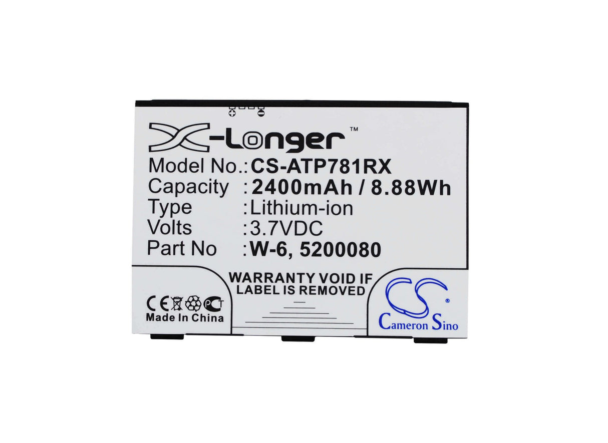 Battery For Netgear Ac778at-100nas, Around Town 4g Lte, 3.7v, 2400mah - 8.88wh Hotspot Cameron Sino Technology Limited   