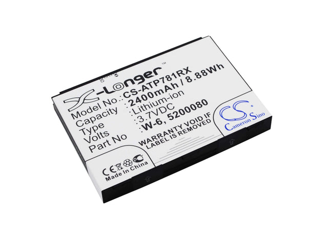 Battery For Netgear Ac778at-100nas, Around Town 4g Lte, 3.7v, 2400mah - 8.88wh Hotspot Cameron Sino Technology Limited   